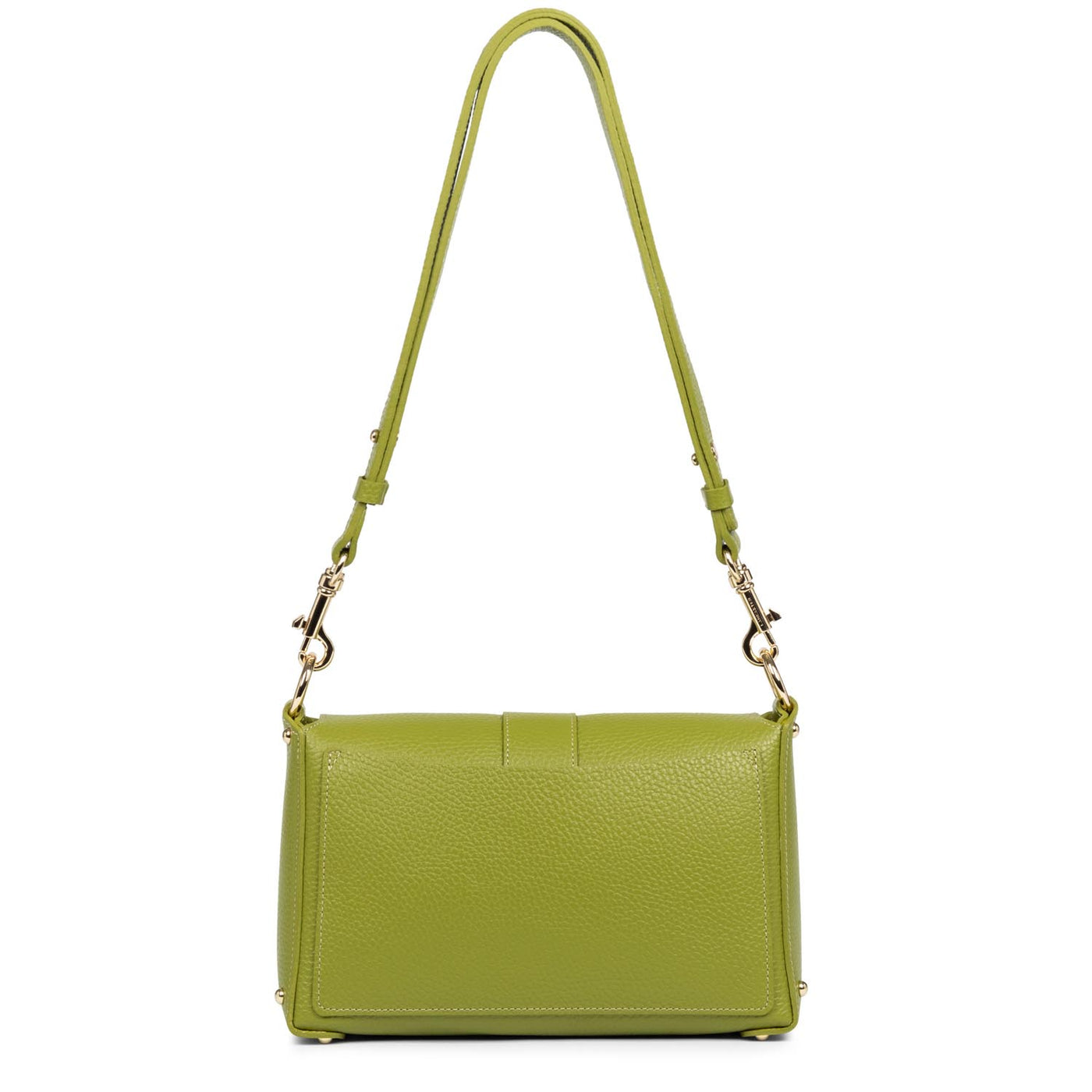 small crossbody bag - foulonné double #couleur_olive-in-cleri