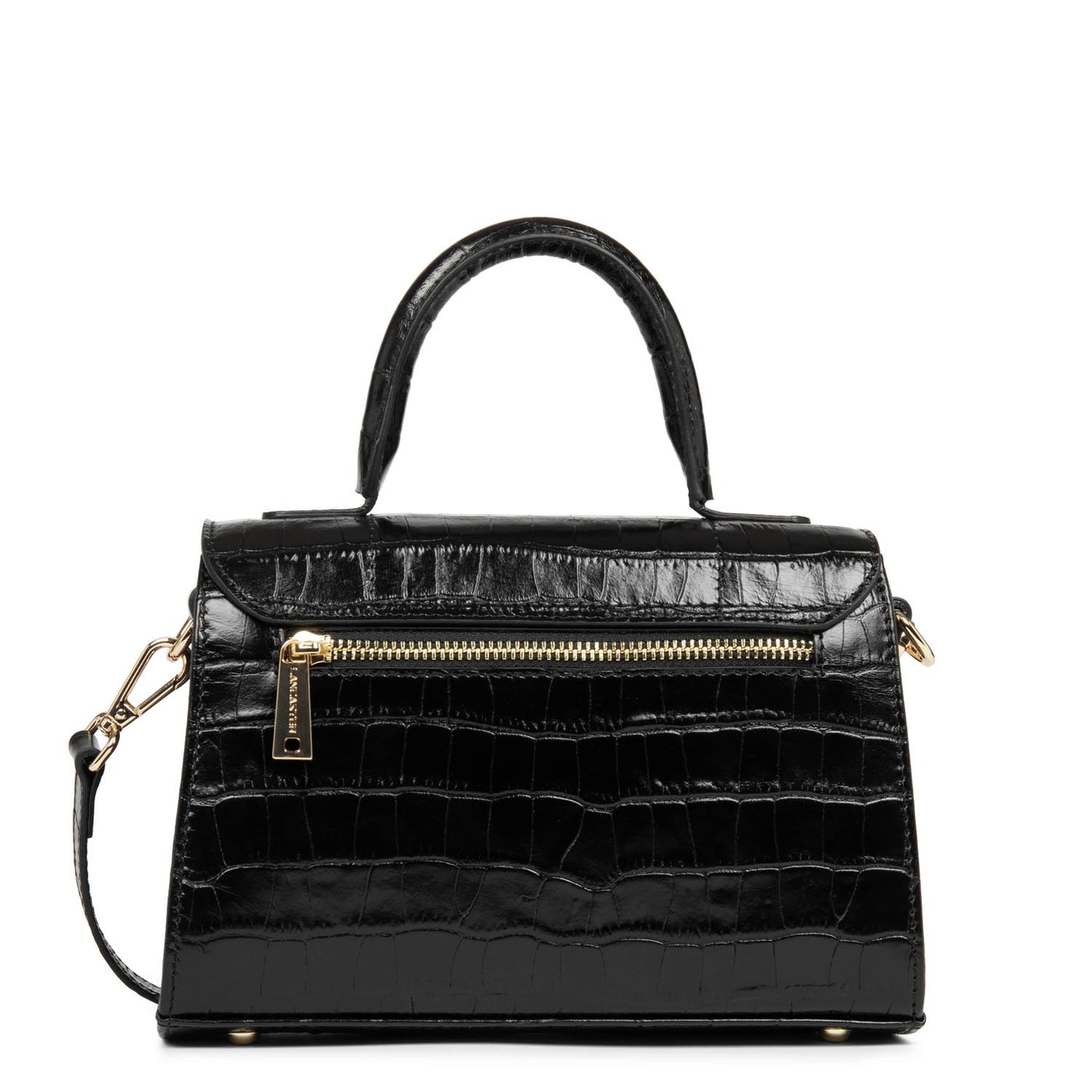 small handbag - exotic trinity #couleur_noir-croco