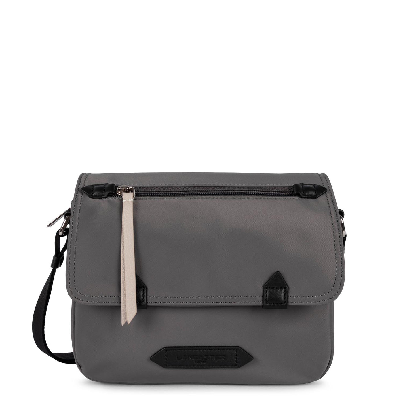 messenger bag - basic sport #couleur_gris-noir