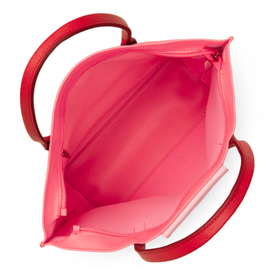 m handbag - maya #couleur_rose-fonc-rose-rouge