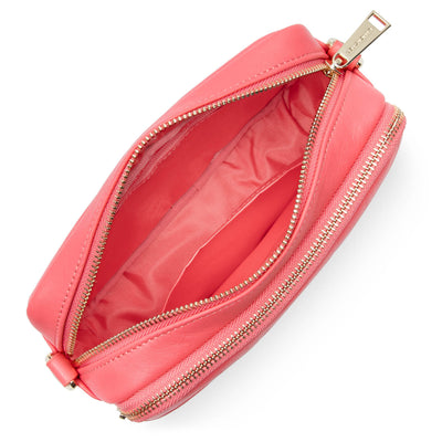 crossbody bag - soft matelassé #couleur_rose-fonc