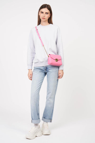 crossbody bag - foulonné milano #couleur_rose