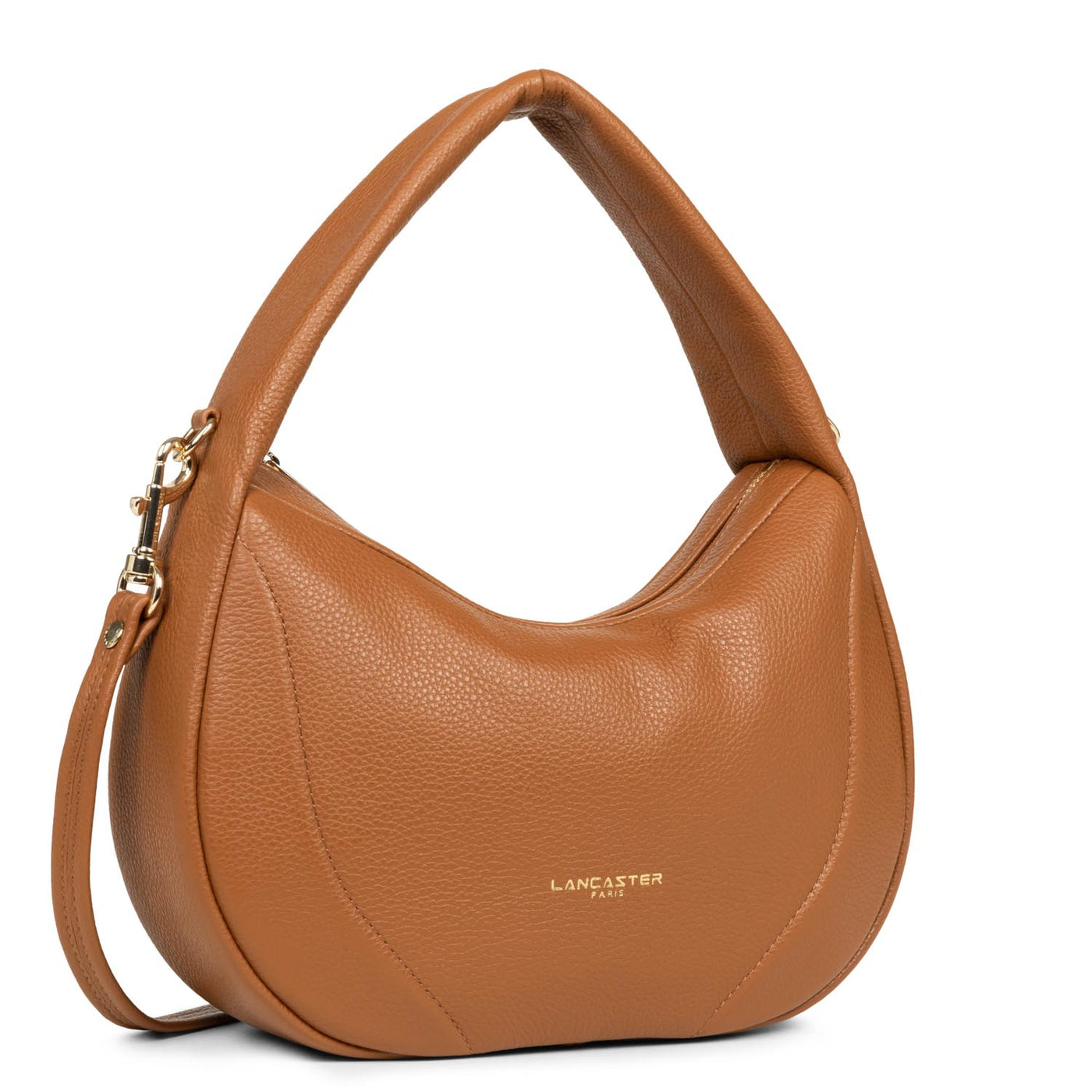 handbag - foulonné cerceau #couleur_caramel