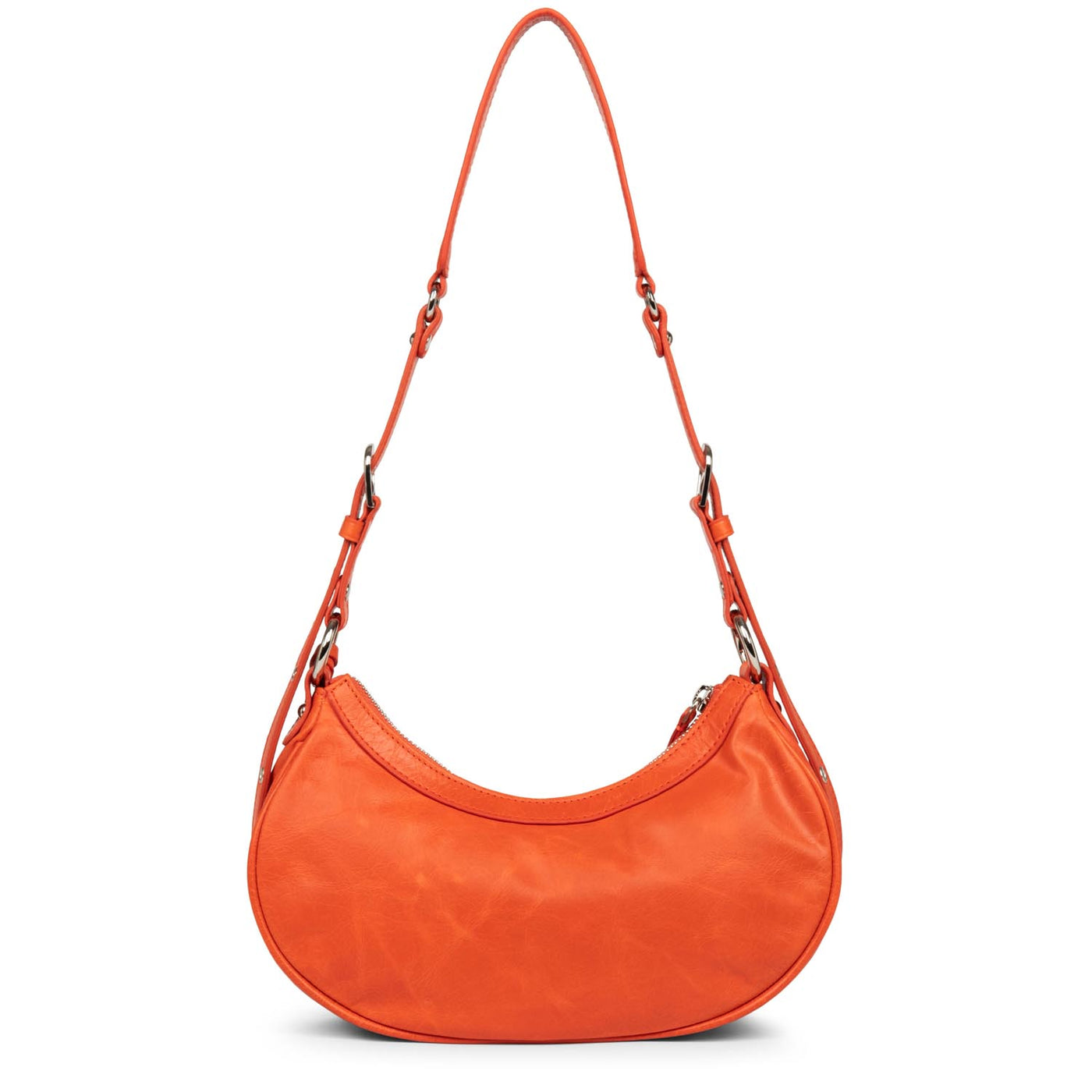 small half moon bag - rétro chouchou #couleur_orange