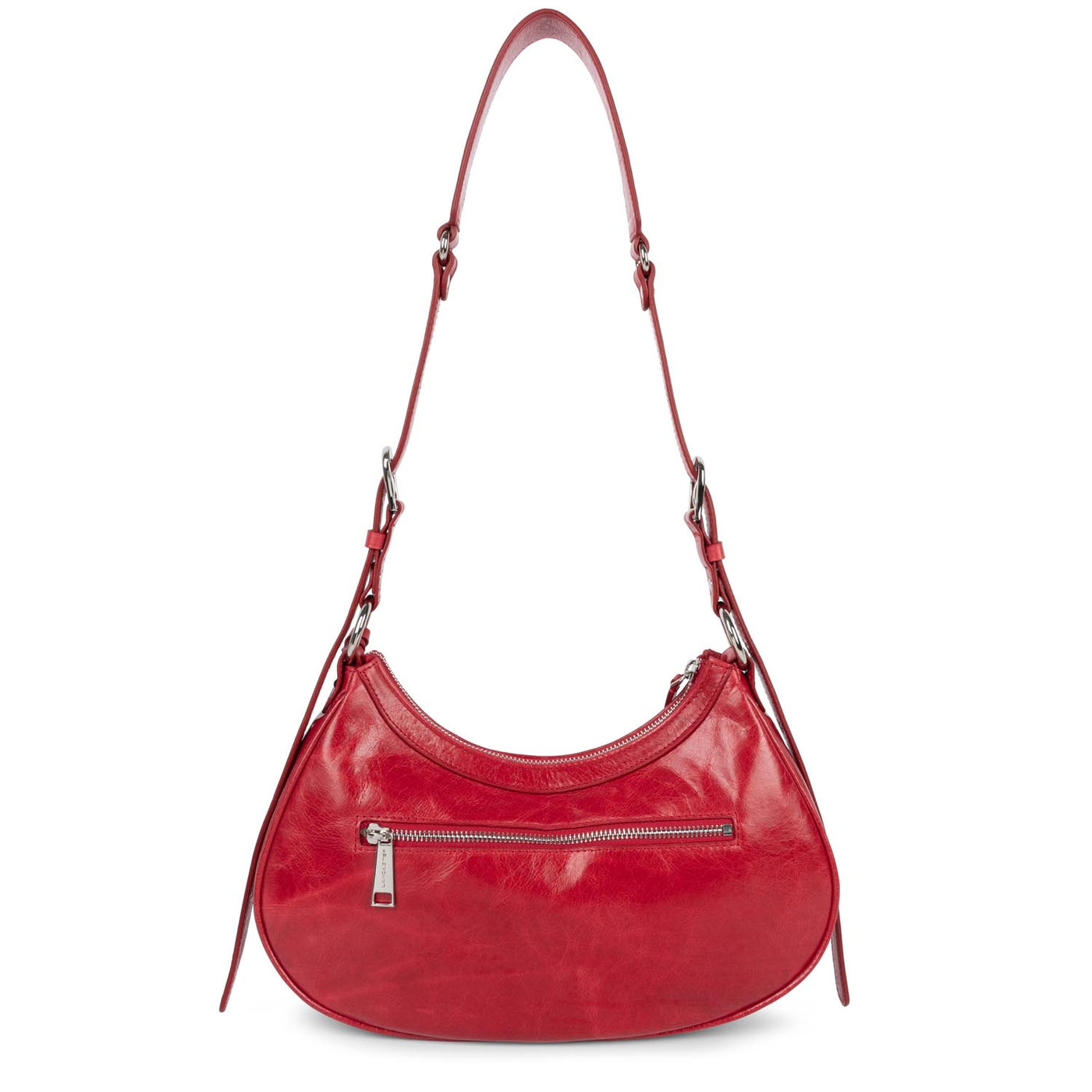 m half moon bag - rétro & glam #couleur_rouge