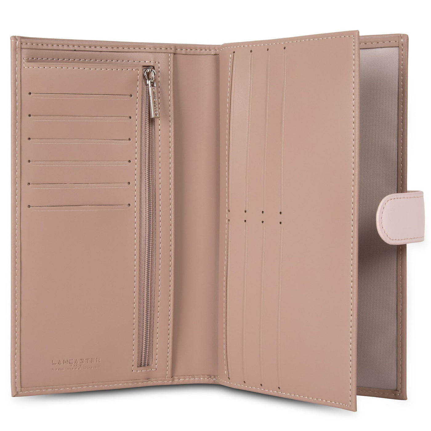 checkbook holder - smooth #couleur_nude-rose-galet-ros