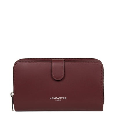 back to back organizer wallet - smooth #couleur_bordeaux
