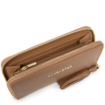 organizer wallet - mademoiselle ana #couleur_camel