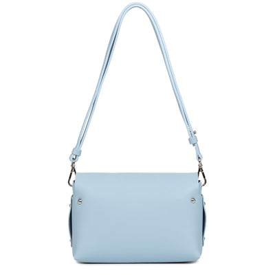 crossbody bag - city flore #couleur_bleu-ciel-in-argent
