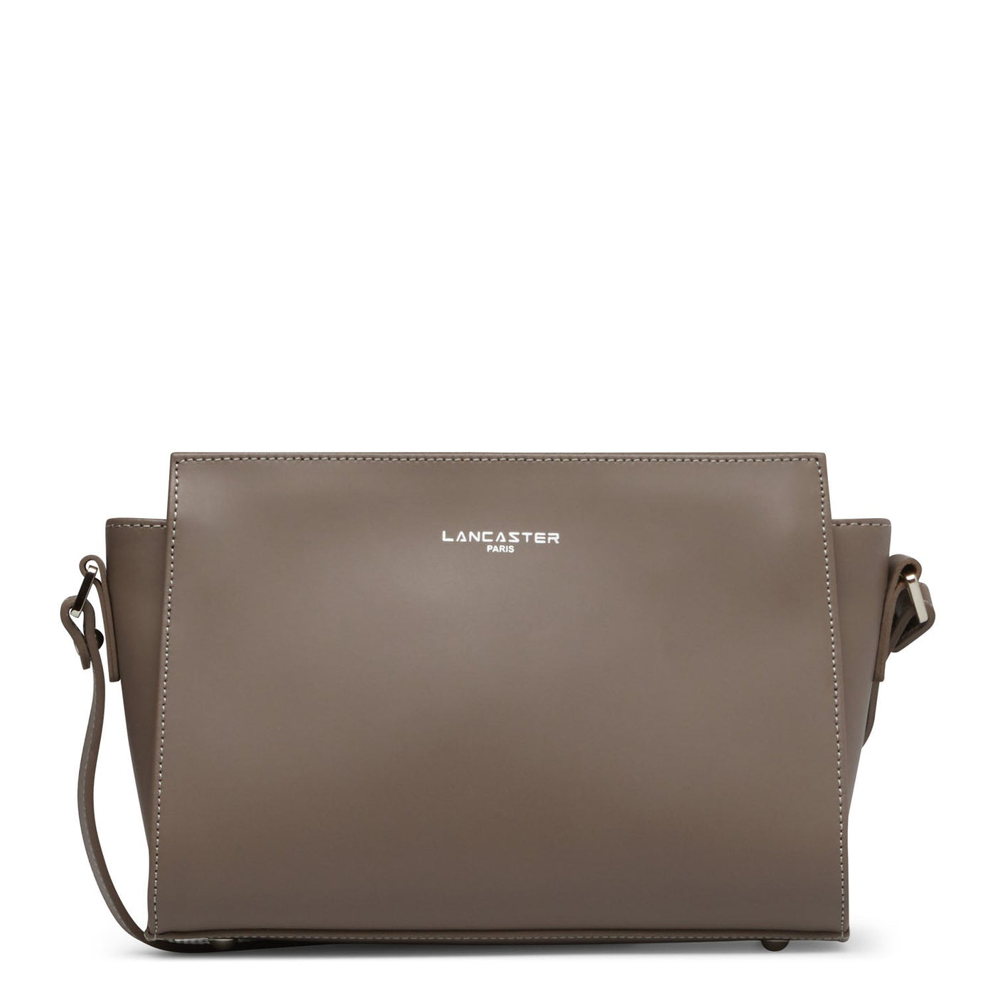 crossbody bag - smooth #couleur_taupe