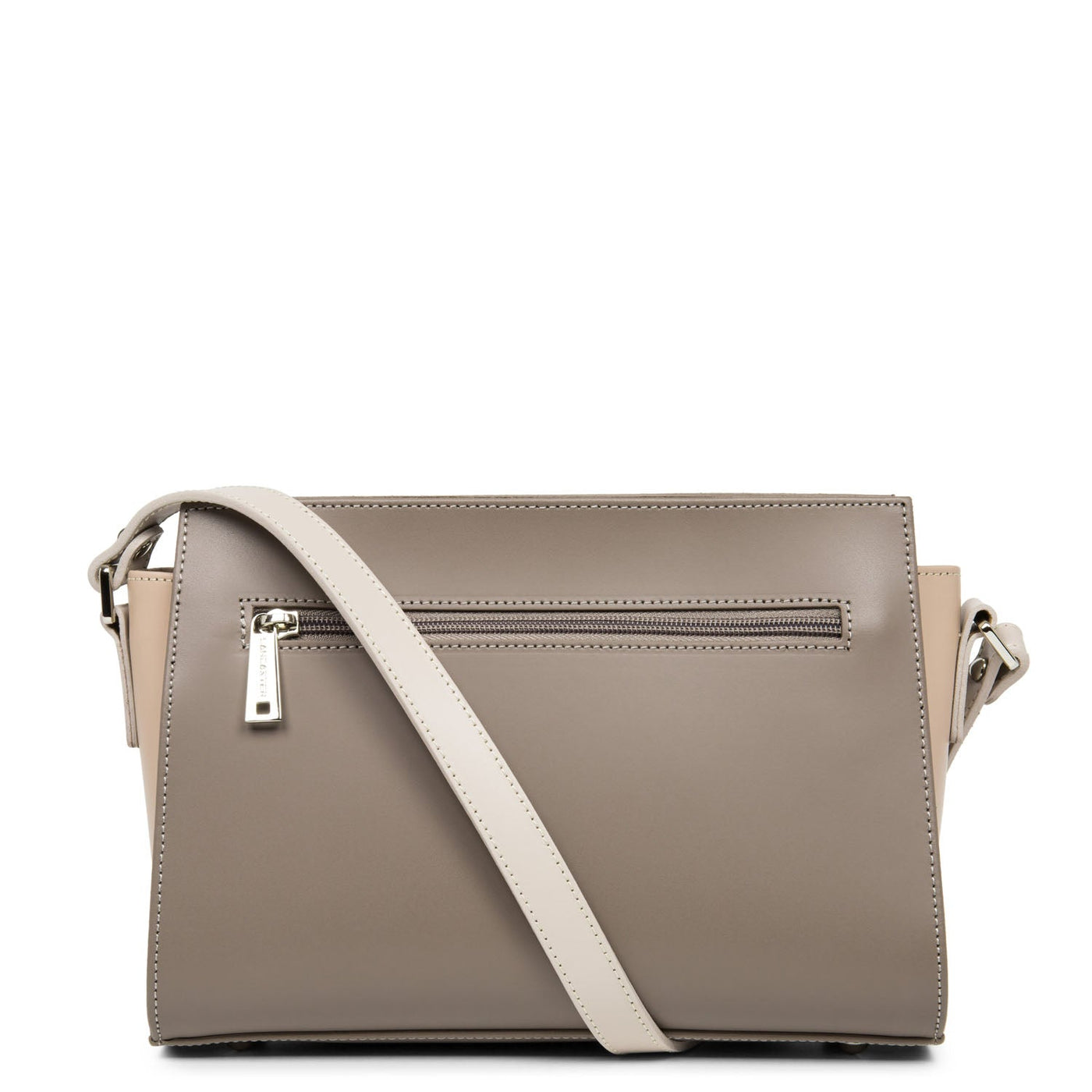 crossbody bag - smooth #couleur_taupe-nude-fonce-galet-rose