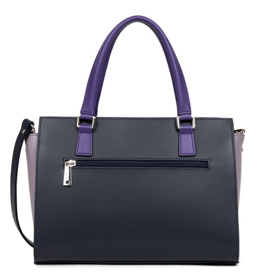 m handbag - smooth #couleur_bleu-fonc-mauve-violet