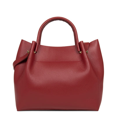 tote bag - foulonné double #couleur_carmin-in-blush