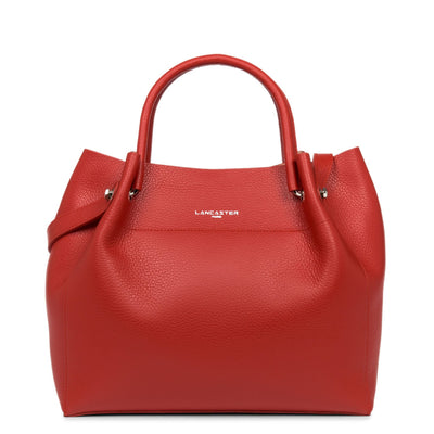 tote bag - foulonné double #couleur_rouge-in-poudre