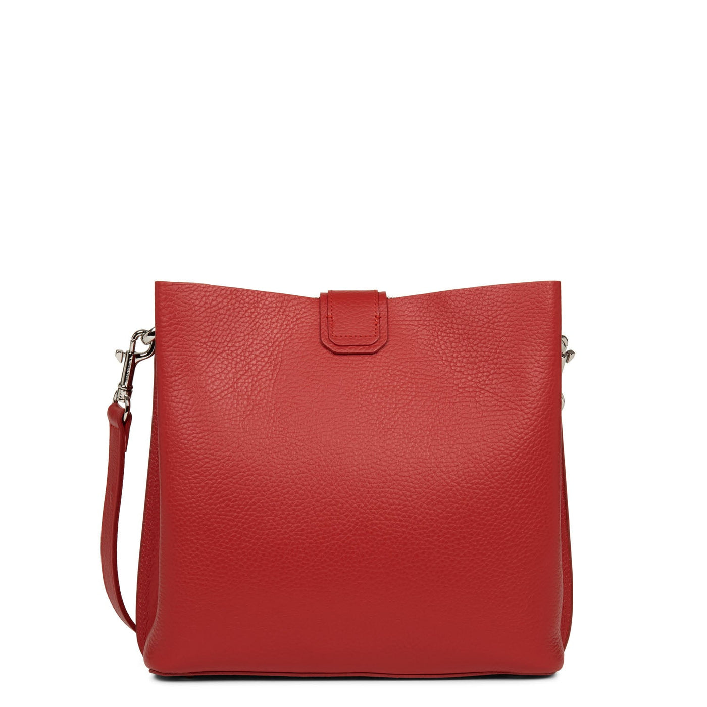 small bucket bag - foulonné double #couleur_rouge-in-poudre