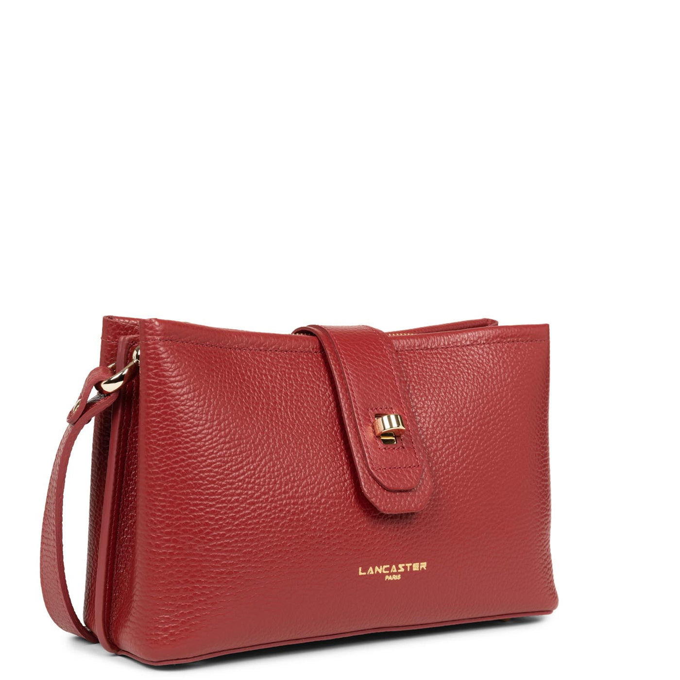 crossbody bag - foulonné double #couleur_carmin-in-blush