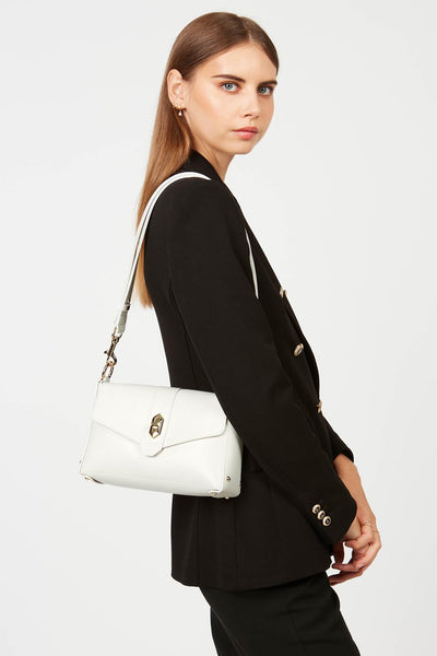 small crossbody bag - foulonné double #couleur_blanc-cass-in-nude