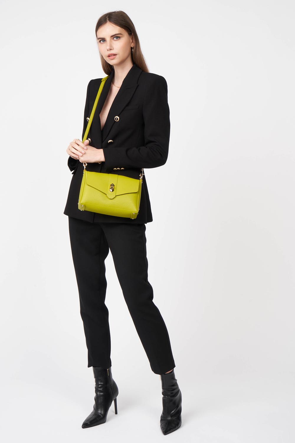 small crossbody bag - foulonné double #couleur_cleri-in-ecru