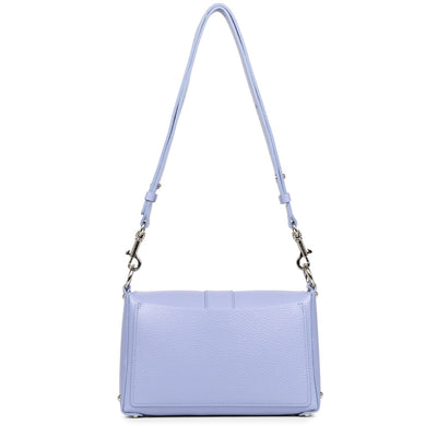 small crossbody bag - foulonné double #couleur_lavande-in-ecru