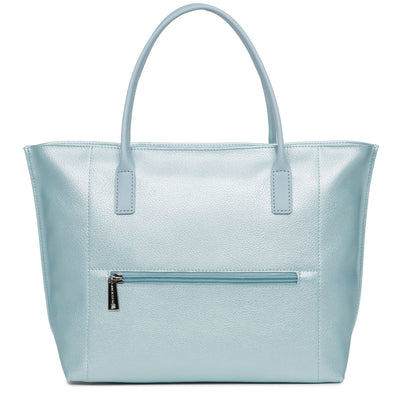 m handbag - maya #couleur_azur-blanc-bleu-cendre
