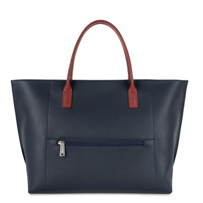 m handbag - maya #couleur_bleu-fonc-gris-chaud-carmin