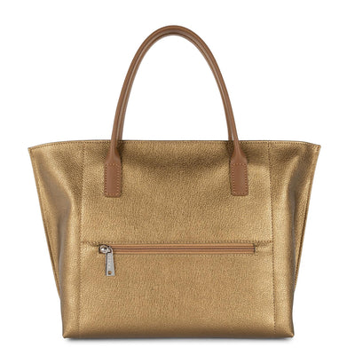 m handbag - maya #couleur_bronze-jaune-camel