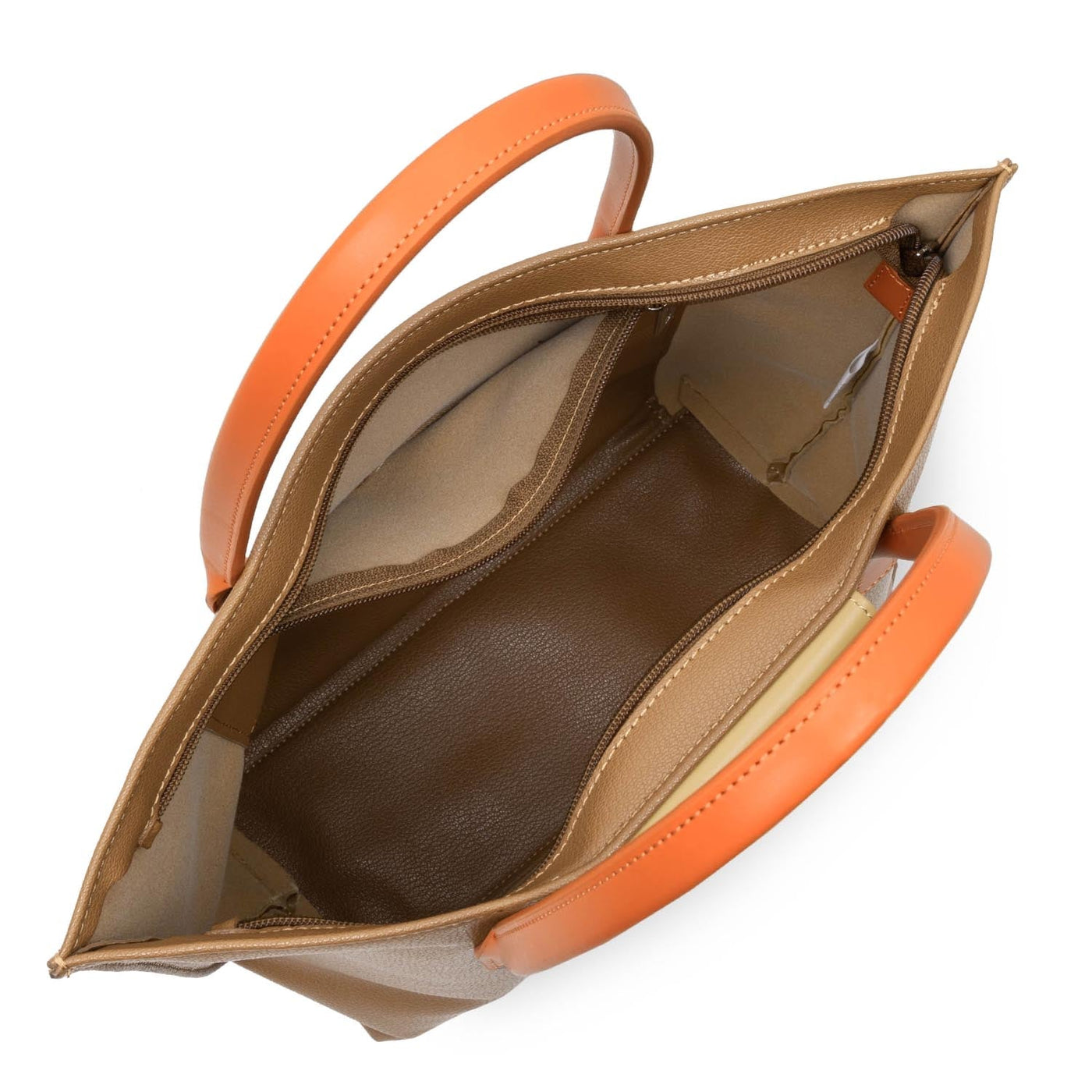m handbag - maya #couleur_camel-naturel-orange