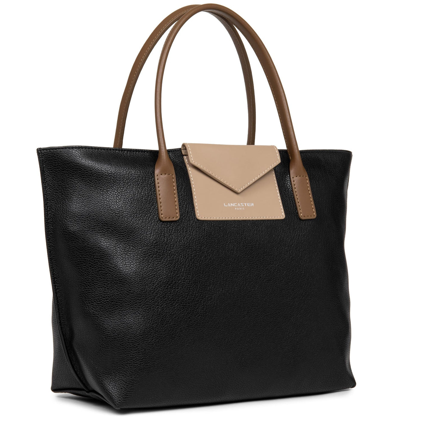 m handbag - maya #couleur_noir-nude-vison