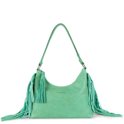 hobo bag - country fringe #couleur_turquoise
