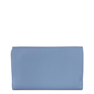 back to back organizer wallet - dune #couleur_bleu-stone