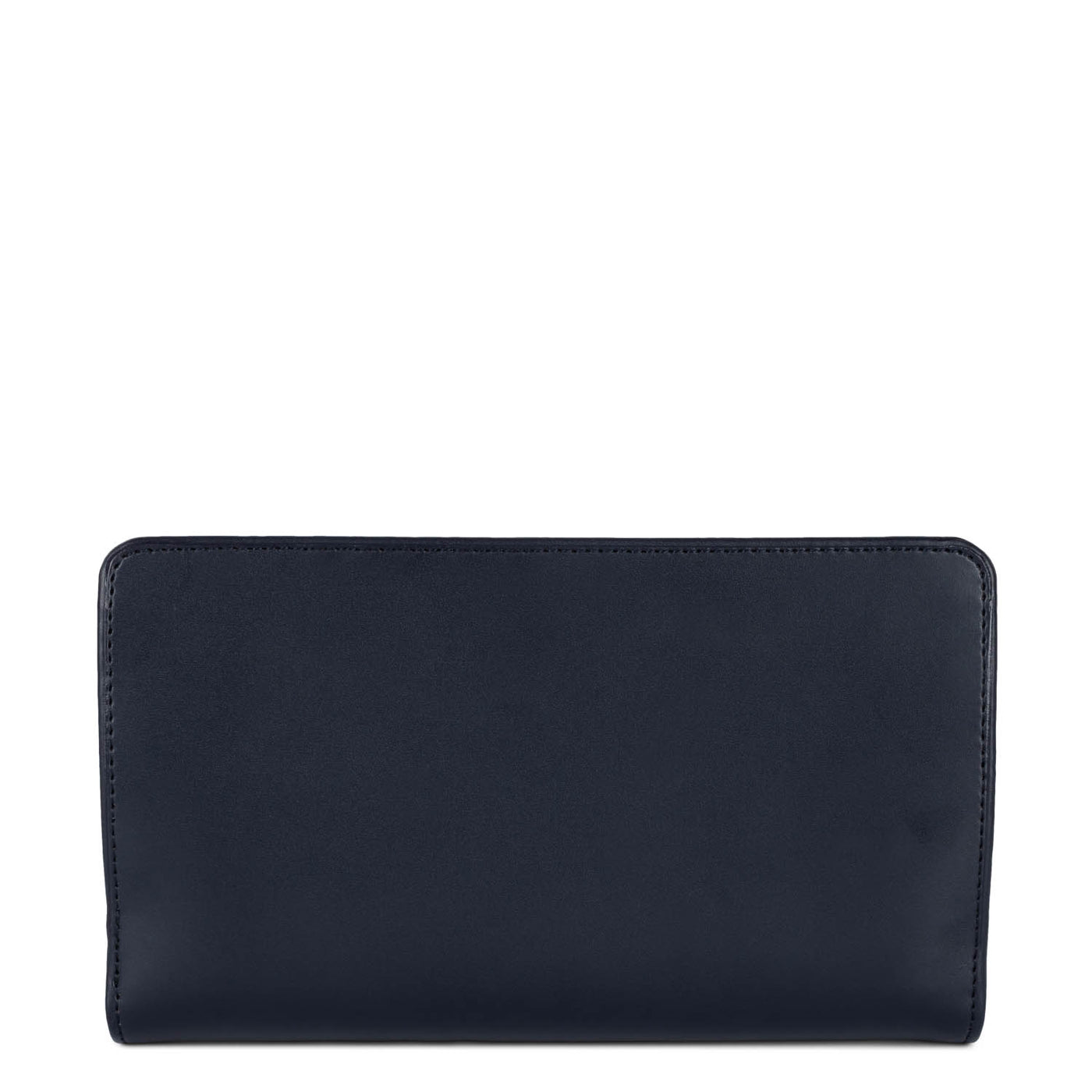 back to back organizer wallet - smooth #couleur_bleu-fonc-ecru-rose-fonc
