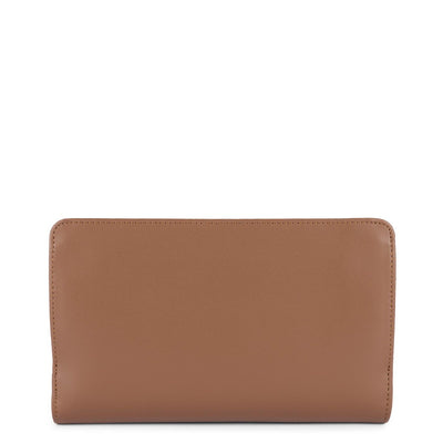 back to back organizer wallet - smooth #couleur_vison-nude-fonc-marron