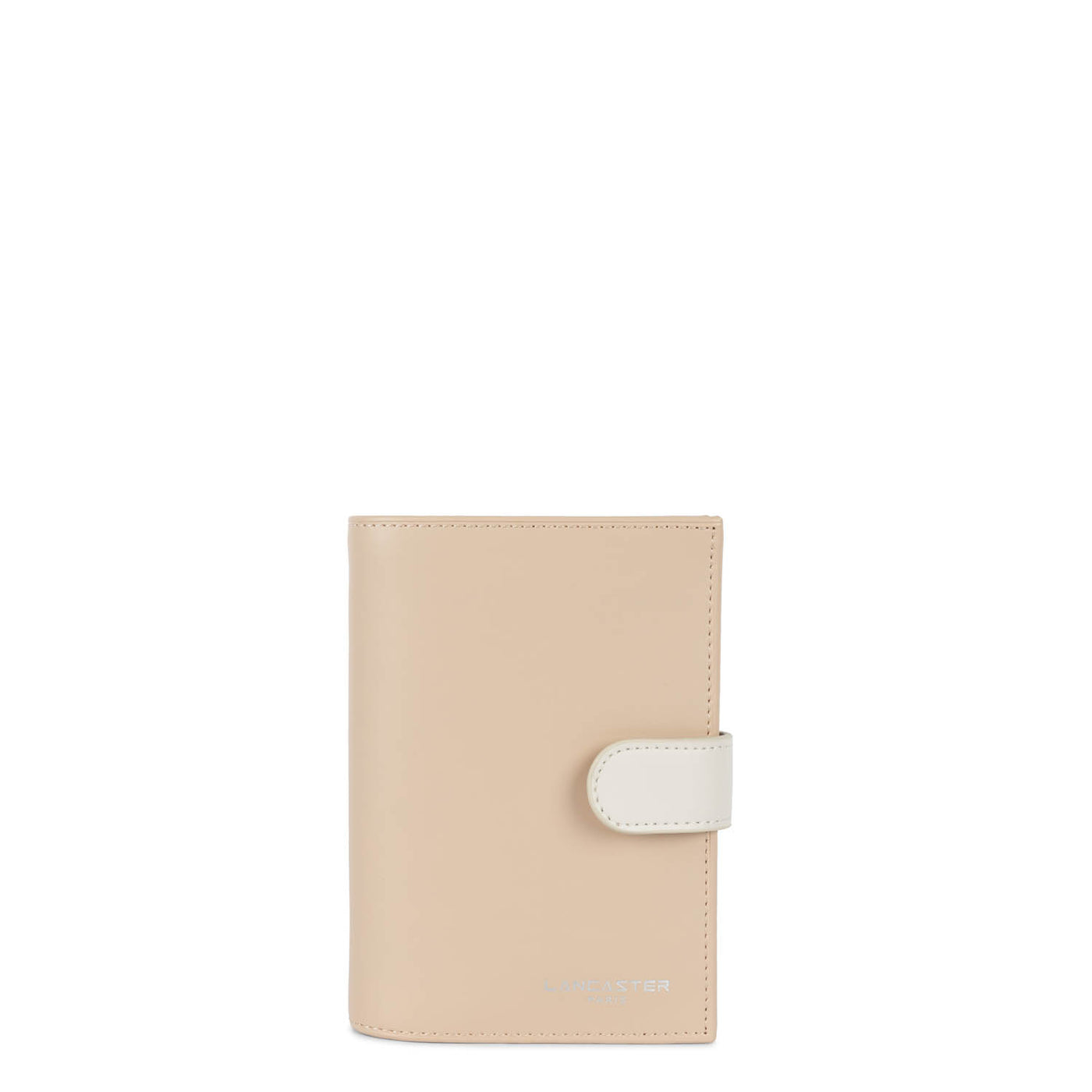 wallet - smooth #couleur_beige-ecru-rose-fonc