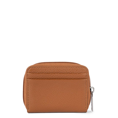 coin purse - foulonné pm #couleur_caramel