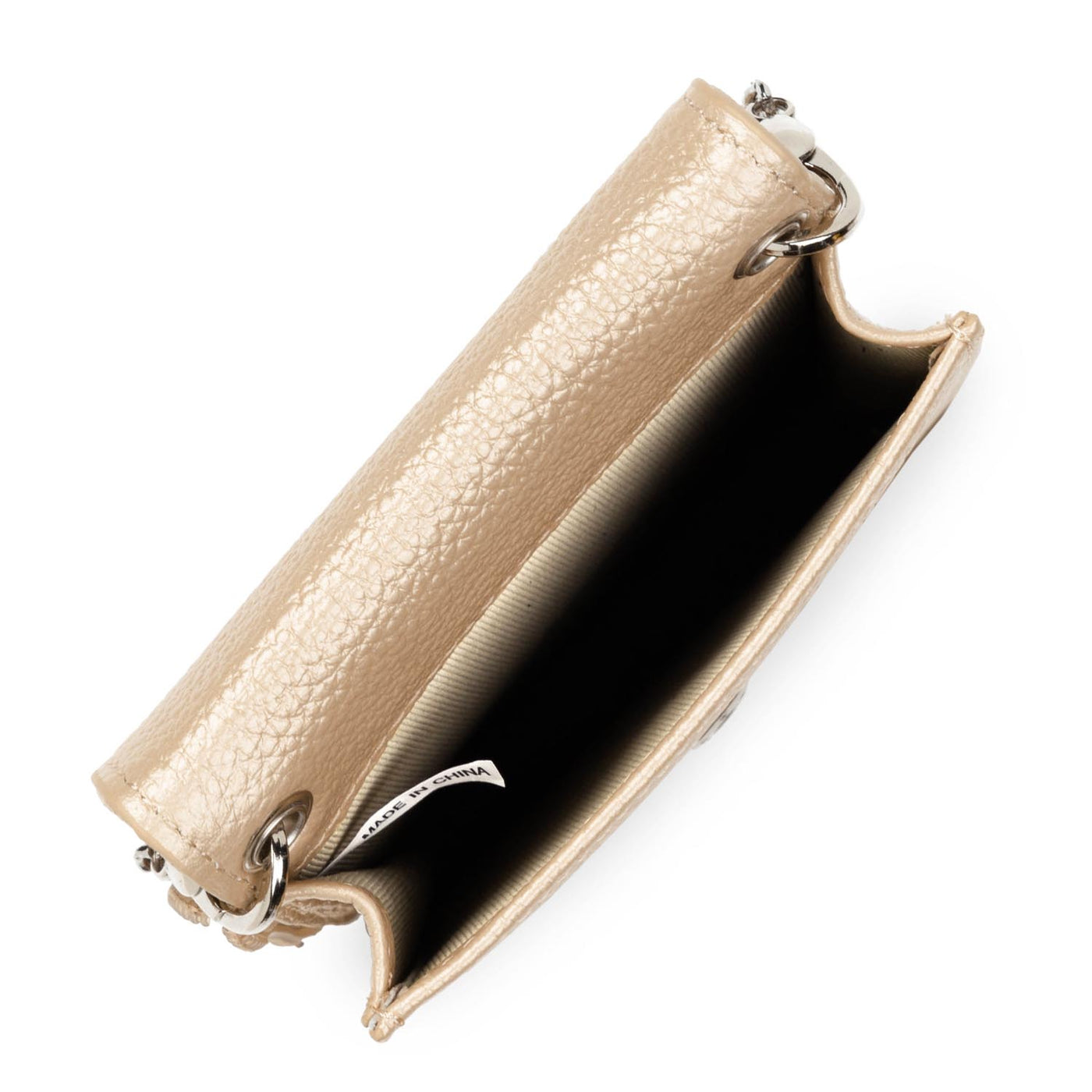 smartphone holder - foulonné pm #couleur_champagne