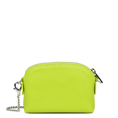 small coin purse - foulonné pm #couleur_anis