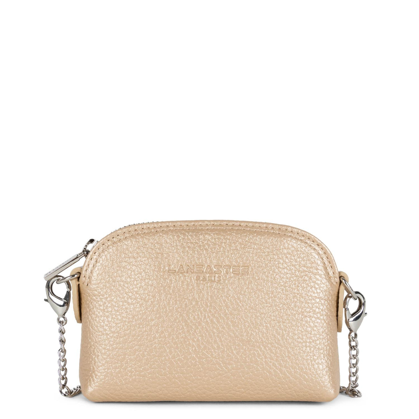 small coin purse - foulonné pm #couleur_champagne