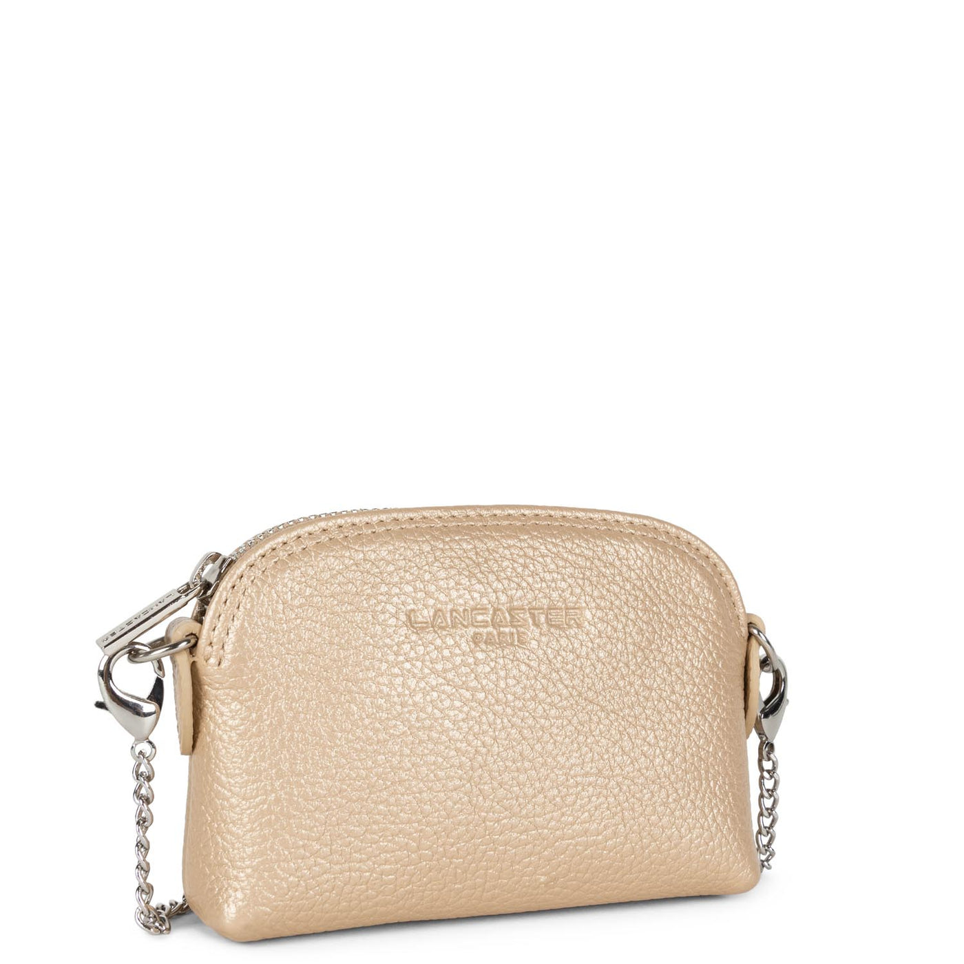 small coin purse - foulonné pm #couleur_champagne