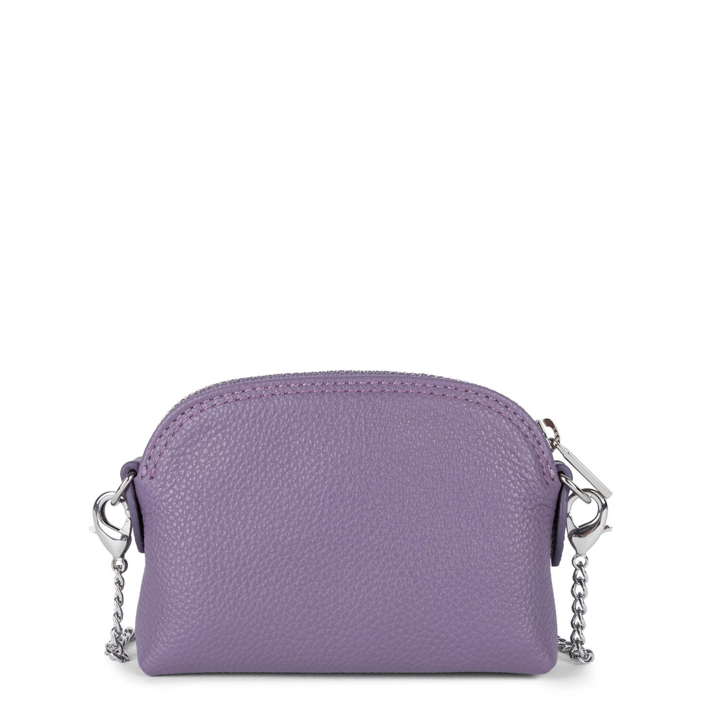 small coin purse - foulonné pm #couleur_mauve-fonc