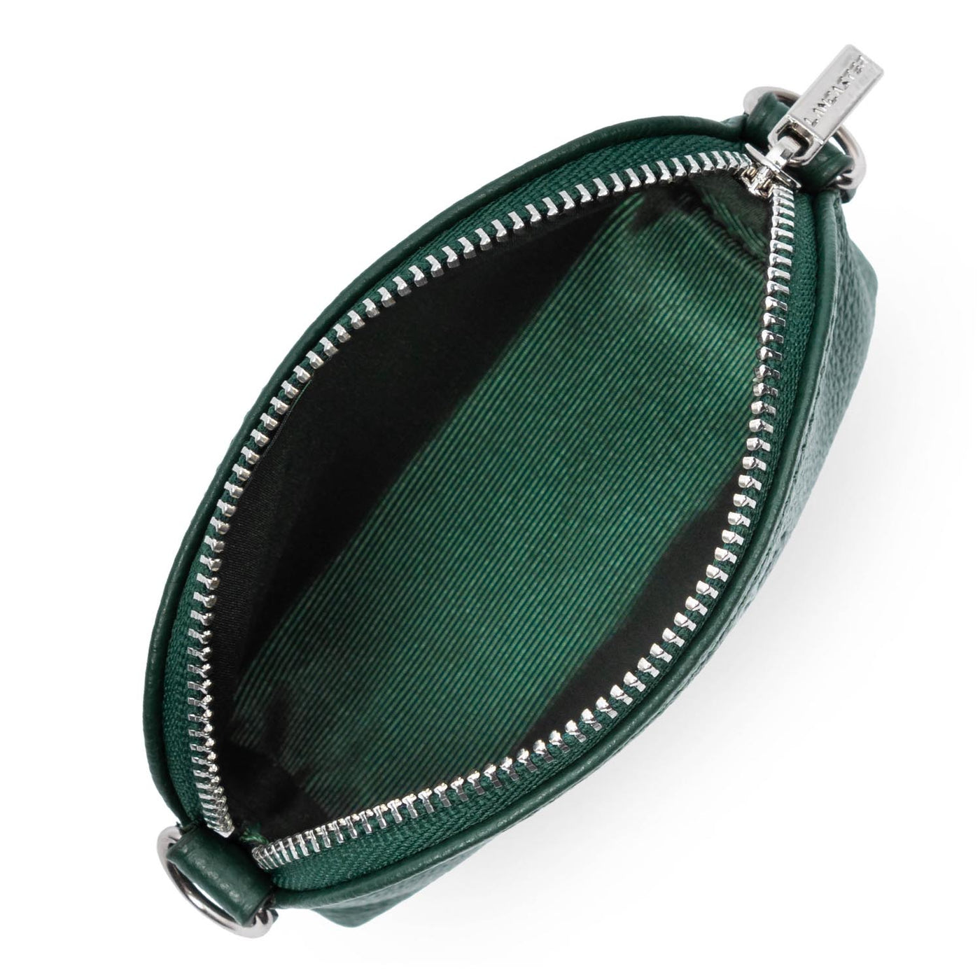 small coin purse - foulonné pm #couleur_vert-fonc