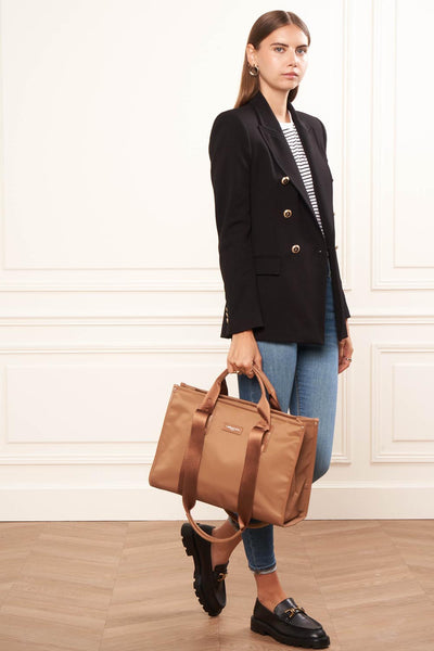large tote bag - basic faculty #couleur_camel