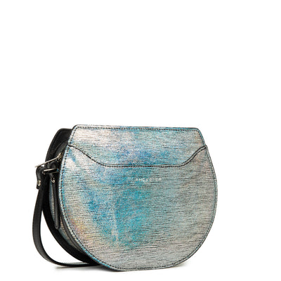 Half moon bag - Suave Lune #couleur_argent-multi