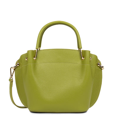 m handbag - foulonné double #couleur_olive-in-cleri