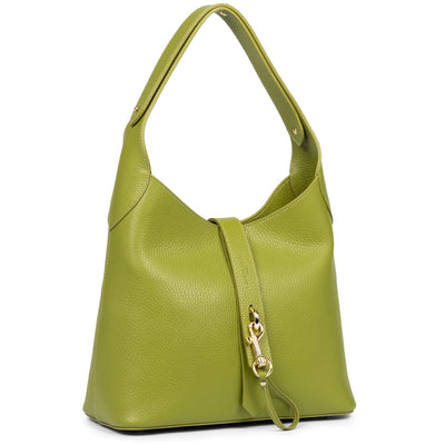 m hobo bag - foulonné double hook #couleur_olive-in-cleri