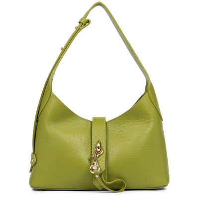 hobo bag - foulonné double hook #couleur_olive-in-cleri