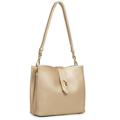 bucket bag - top double #couleur_champagne-in-nude