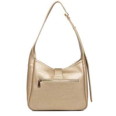 Small bucket bag - Top Double #couleur_champagne-in-nude