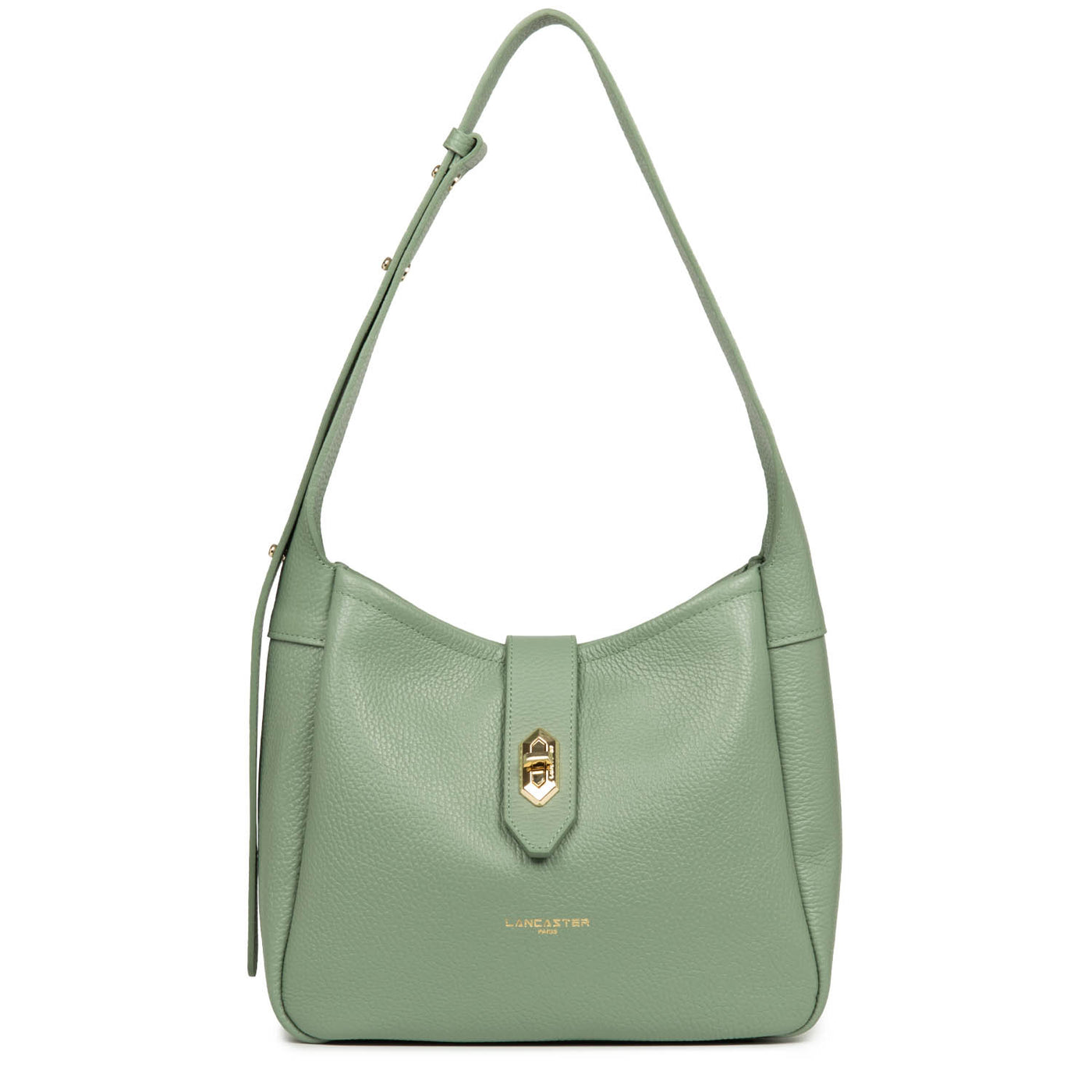 Small bucket bag - Top Double #couleur_jade-antic-in-champagne