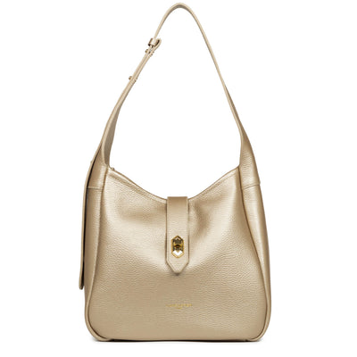 M bucket bag - Top Double #couleur_champagne-in-nude