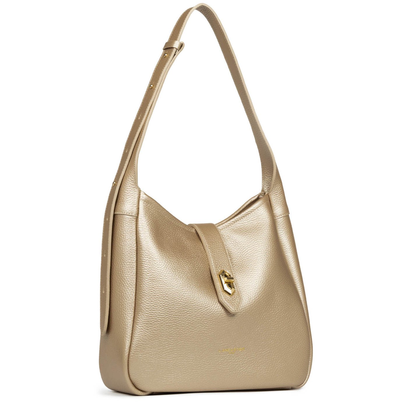 M bucket bag - Top Double #couleur_champagne-in-nude